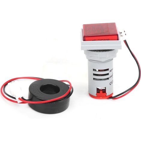 AD16-22FVA 2 en 1 voltmètre ampèremètre tension compteur de courant testeur indicateur de mesure rouge (1/5)