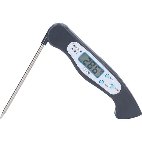 Thermomètre à viande à mesure multi-angles, thermomètre alimentaire numérique rapide avec sonde pliable pour la cuisson (1/5)