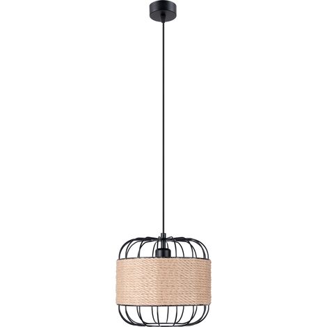 Suspension panier industrielle noire FOST E27 Sollux (1/5)