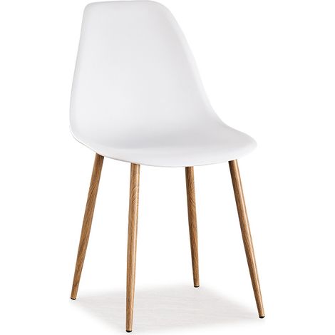Chaise scandinave blanches - Ela (1/5)