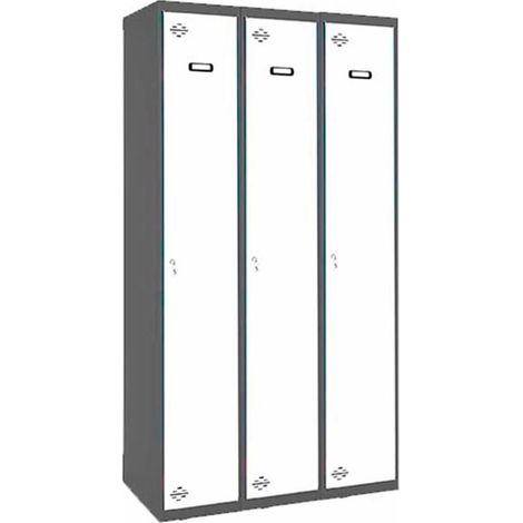 Taquilla 1800x900x500 SIMONLOCKER PROFESIONAL SINGLE 3/3 300 (900) AN/BL marca SIMONRACK