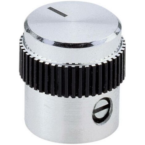 Tête de bouton rotatif Mentor 5615.6614 aluminium (Ø x H) 15 mm x 15 mm 1 pc(s) Q62628
