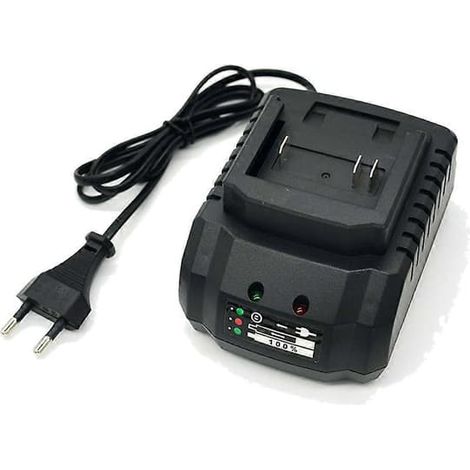 Ecleanfy - Chargeur pour batterie lithium 18 V/21 V compatible avec perceuse sans fil, meuleuse d'angle, souffleur électrique et outils électroportatifs (prise UE). (1/5)