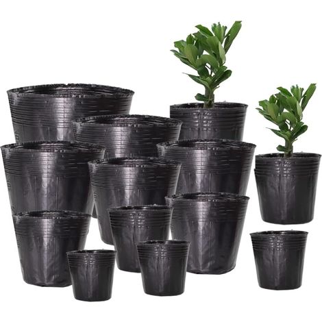 Plastic Plants Nursery Pot/Pots Seedlings Flower Plant Container Seed Starting Pots, 20 Pcs