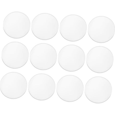 Lot de 12 protections de table transparentes, patins antidérapants (1/5)