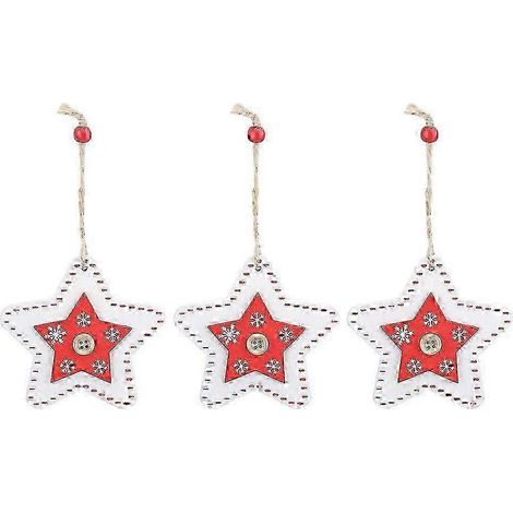 Décorations de Noël en bois à peindre soi-même - Pendentifs pour sapin - Cadeaux à suspendre pour les fêtes