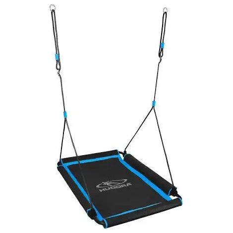 [GEBRAUCHT] B-Ware Hudora Nestschaukel Schaukel Square 110 Schwarz Hellblau Outdoor Indoor 110x70cm