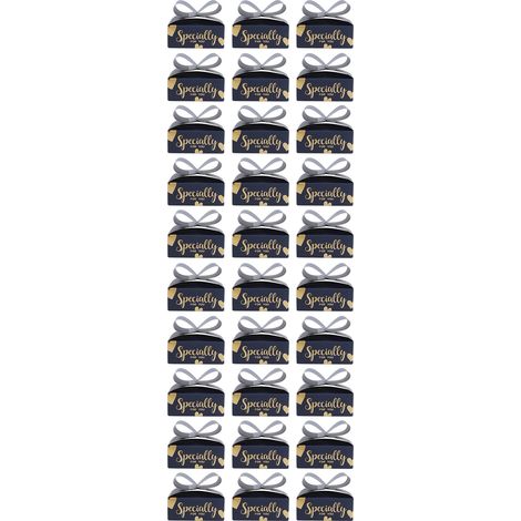 Boîte à bonbons créative en forme de nœud papillon, style Instagram, lot de 30, coffret cadeau de mariage haut de gamme de style chinois, boîte à dragées, bleu ciel profond (1/5)