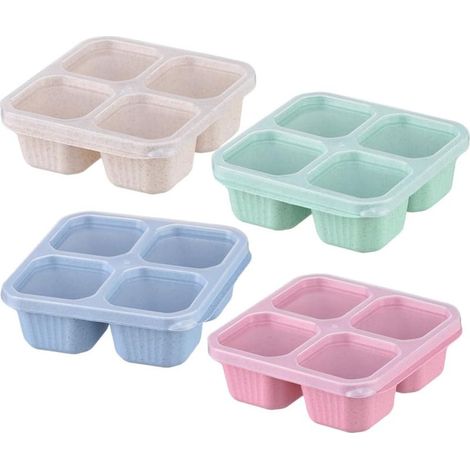 Boîte à bento MAGICLULU 4 compartiments avec récipients (1/5)