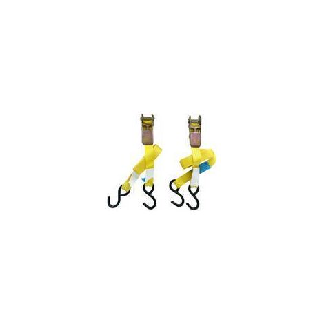 C SET 2/CINGHIE ANCORAGGIO CRICCHETTO 25MM 4,5MT S