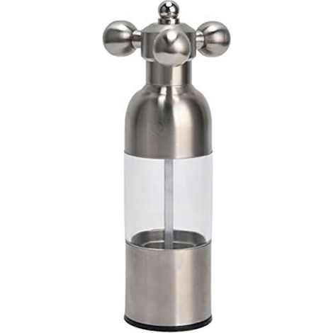 Mortier et pilon en acier inoxydable, conception à double structure pour un nettoyage facile, broyeur de cuisine pour broyer les herbes et les épices (1/5)