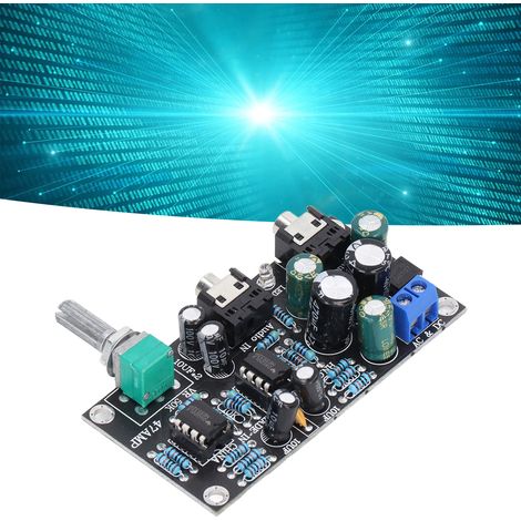 Carte de circuit imprimé d'amplificateur de casque à alimentation unique 47 canaux, module fini, carte de circuit imprimé d'amplificateur de casque à deux canaux (1/5)