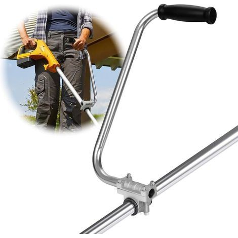 Rallonge de poignée ergonomique pour débroussailleuse - Protection dorsale pour l'entretien des pelouses et des aménagements paysagers, poignée durable et confortable à utiliser (1/4)