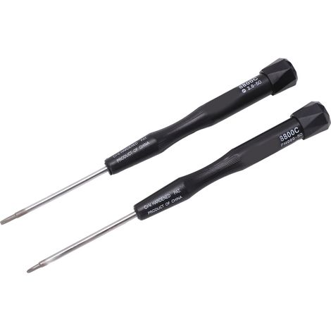 2-teiliges Profi-Schraubendreher-Set mit rutschfestem Griff und magnetischer Spitze für Wartungsarbeiten 8800C D (1/5)