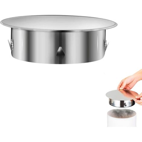 Couvercle Cuisine 152 Acier Inoxydable Cheminée Trou Diamètre Mm de en Cache Tuyau Couvercles D'évier du Conduit D'évacuation Climatiseur (1/5)