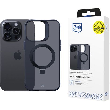 Custodia 3mk Smoke con supporto e caricatore (1/4)