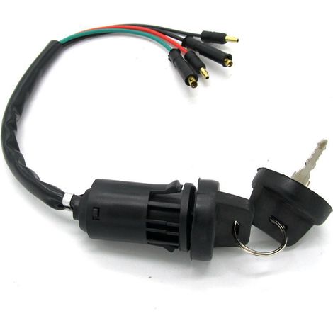 Motorcycle ignition lock parts, four-wire bullet plug compatible with 300 TRX300FW (1/5)