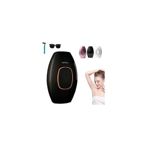Épilateur 5 Niveaux d'Énergie, pour Corps et Visage, Hommes et Femmes (Noir)
