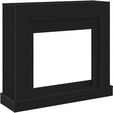 Maison Exclusive - Cornice per Camino Rovere Nero 100x30x87,5 cm in Truciolato