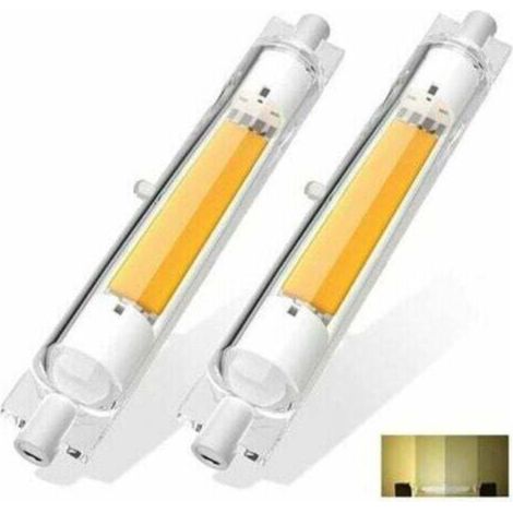 2 pièces R7S LED 118mm Dimmable 20W Blanc Naturel 4500K Sans Scintillement, Linéaire Ampoule LED R7S 118mm Remplacer Lampe Halogène (1/5)