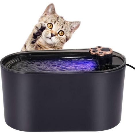 Cat water fountain, cat water fountain, with cat claw decoration, circulating water dispenser (1/5)