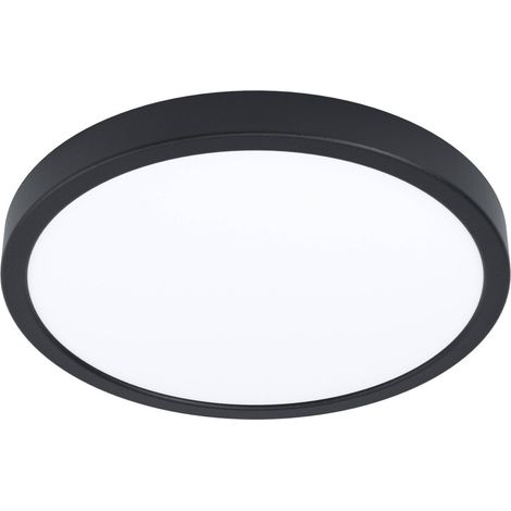 Eglo LED Deckenleuchte Fueva 6-Z schwarz Ø 30 x 3 cm RGB dimmbar (1/2)
