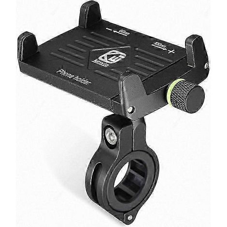 Support téléphonique 360° en alliage d'aluminium pour guidon de vélo électrique, support smartphone moto avec pince réglable (1/5)