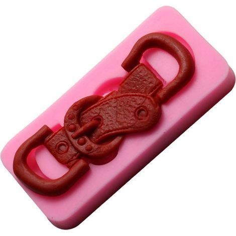 Moule silicone forme noeud papillon boucle ceinture pour déco gateau cupcake fondant DIY patisserie 01 (1/2)