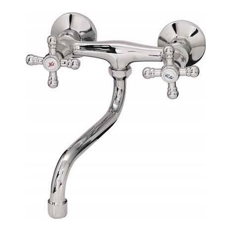 GRIFO DE COCINA DE PARED RETRO (1/2)