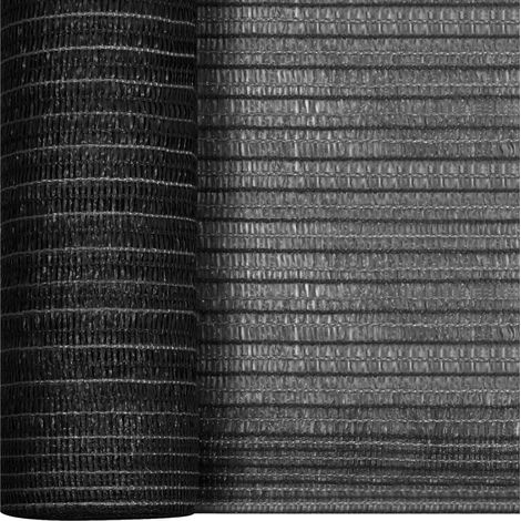 Filet brise-vue Anthracite 2x50 m PEHD 195 g/m²