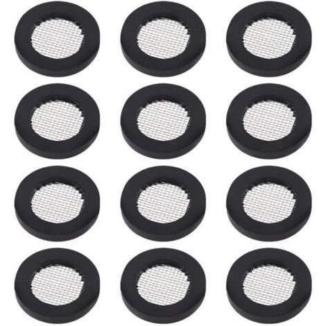 Ahlsen 20 Pieces O-Ring Gasket Shower Head Mesh Filter Stainless Steel Gasket Rubber Washer with for 1/2 Inch Shower Heads (1/5)