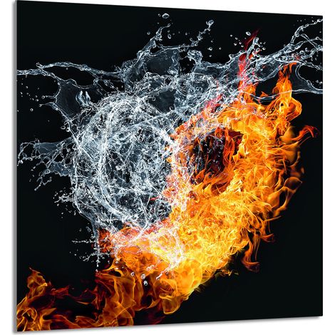 Panneau de verre POUR la cuisine 60x65 Cœur (1/5)
