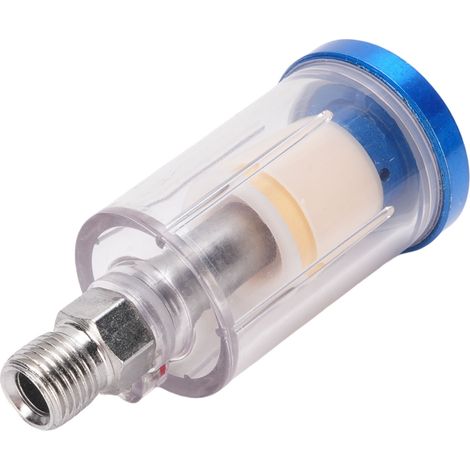 Séparateur eau/huile pneumatique à pulvérisation avec raccord rapide. Séparation efficace. Cuivre et acier inoxydable pour outils pneumatiques. (1/5)