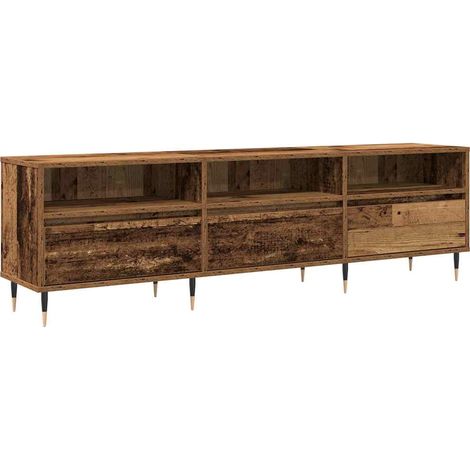 Maison Exclusive - Mobile TV Legno vecchio 150 x 30 x 45 cm Legno multistrato
