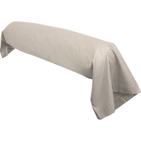 Taie de traversin uni coton ALTO 140x43 cm