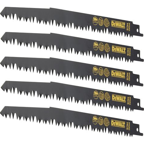 DeWalt Säbelsägeblatt HCS Holz 230 mm 5-6TPI