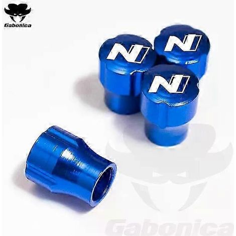 Lot de 4 bouchons de valve de pneu en alliage de zinc pour Hyundai N, Kona, Accent, Tucson, Santa Fe, Creta, IX35 et I40. Accessoires auto. (1/4)