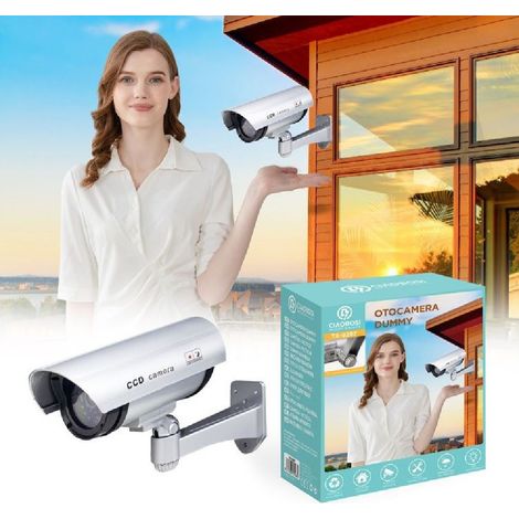Trade Shop - Finta Telecamera Per Casa Aperto Realistica Imitazione Telecamera Dummy Tx-9297 - (1/5)