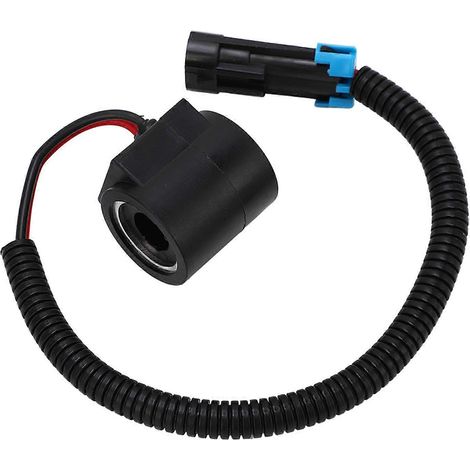 Bobine d'électrovanne 12 V avec connecteur, diamètre d'alésage 12 pouces, référence 6671025, pour chargeuse compacte Bobcat 751, 753, 763, 773 et 7753 (1/4)