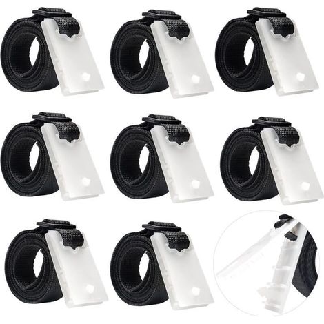 Sangles de fixation d'accessoires de piscine, adaptées aux enrouleurs de couverture solaire, aux jeux de roues de parasol
