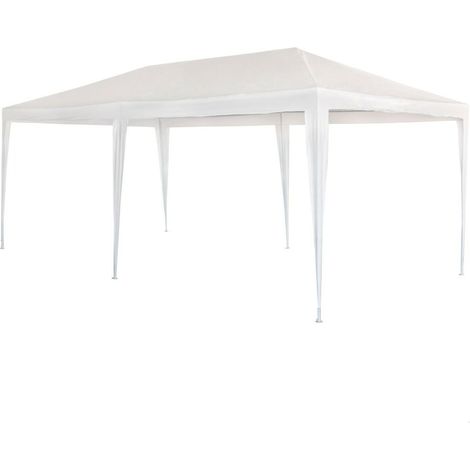 Gazebo Aktive 300 x 255 x 600 cm Metallo Bianco Plastica (1/4)