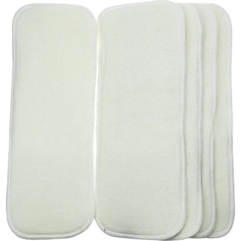 5 coussinets/sachet, coussinets pour bébé épais, réutilisables et lavables, à 4 couches (1/5)