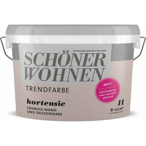 SW Trend Wandfarbe matt 1,0L hortensie