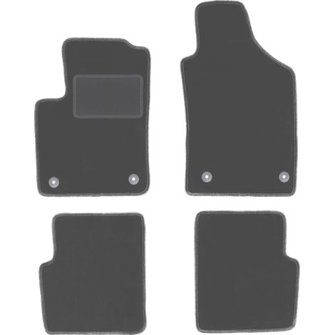 Tappetini auto in velluto grafite per: Fiat 500 FL hatchback (2013-2019) (1/5)
