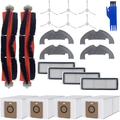 Pack accessoires pour Dream D10 Plus/L10 Plus/Z10 Pro - Sac/Filtre/Serpillère/Brosse latérale/Rouleau extracteur Phonillico® (1/5)