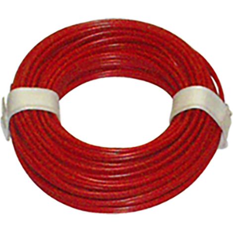 econ connect ZKL014RT5 Litze  2 x 0.14 mm² Rot 5 m