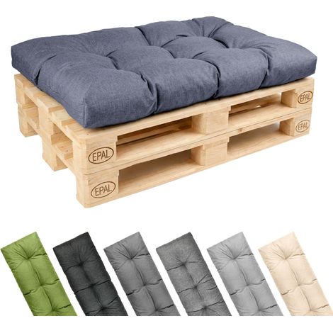 Garronda Coussin Palette Extérieur Imperméable 120x80cm Bleu Marine GD-0252 (1/5)