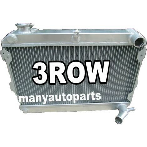 Radiateur en alliage d'aluminium, épaisseur de 56 mm, conception à 3 rangées, compatible avec Mazda RX7, installation directe, construction durable (1/5)