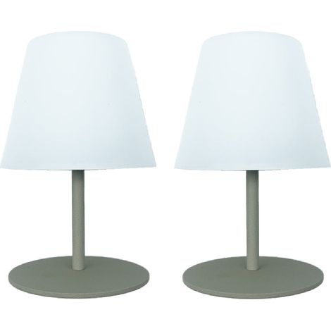 Tischlampe 2er Set TWINS h16cm (1/4)