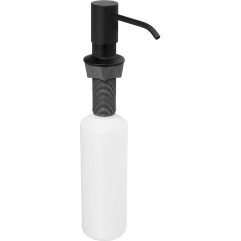 Sapho Accessori - Distributore di sapone da incasso, nero opaco SP023B